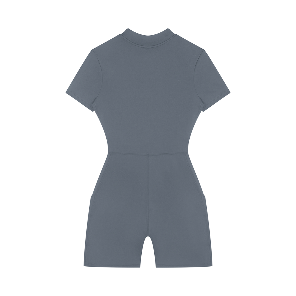 GRANTED Women's Quarter-Zip Romper